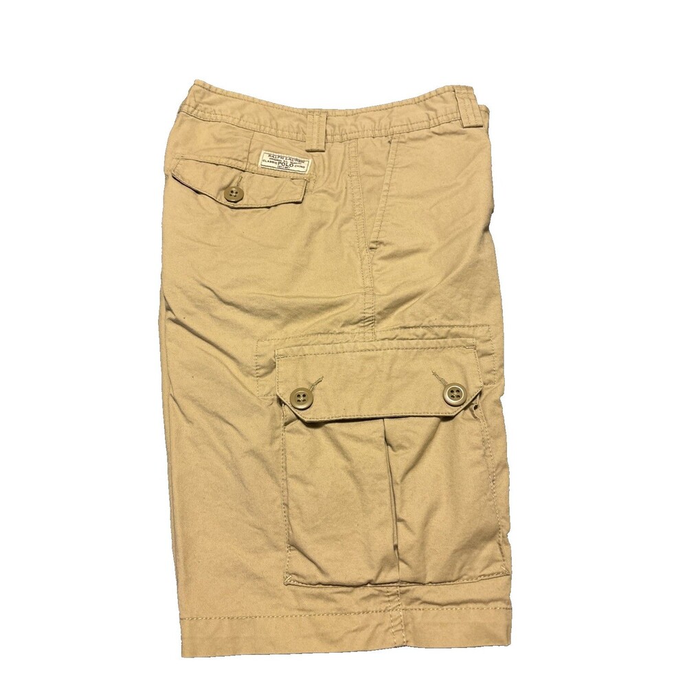 Polo Ralph Lauren Boys Khaki Chino Cargo Shorts 14